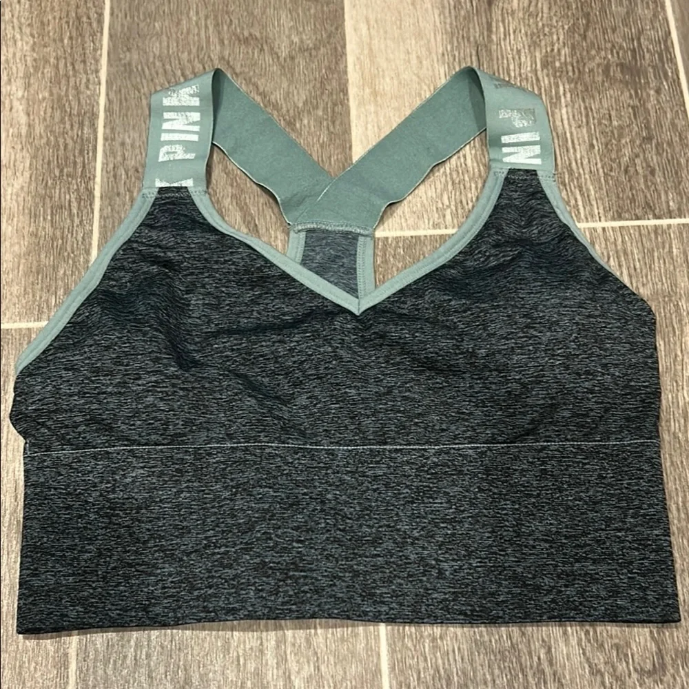 Women's Gray Sports Bra - Picture 2 of 7
